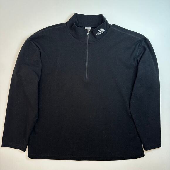 The North Face Black Fleece Quarter Zip Pullover - Picture 1 of 8